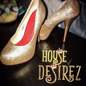 Sparkly gold Jacobies